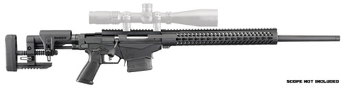  RUG Ruger Precision Bolt Action Rifle 6.5 Creedmoor 24 Inch Threaded Barrel 5R Rifling Samson Keymod Handguard Precision MSR Folding Adjustable Stock 10 Round