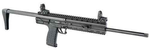 KEL CMR-30 .22 WMR 16.1 Inch Threaded Barrel 1/2-28 TPI Multi Purpose Collapsible Stock Black 30 Round