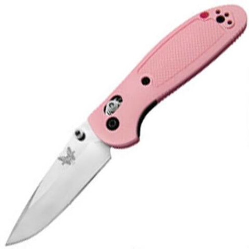  Benchmade Knife Company Mini Griptilian Stainless Steel Pink 556-Pink