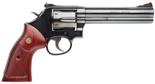 S&W Model 586 Classic .357 Magnum/.38 S&W Special +P 6 Inch Barrel Blue 6 Round
