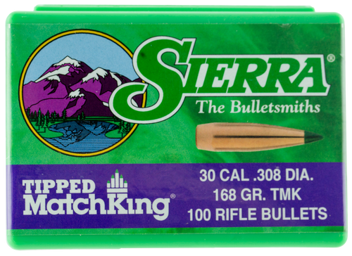 Sierra 7768 .308 Reloading Bullet/Projectile 100 Per Box 092763077689