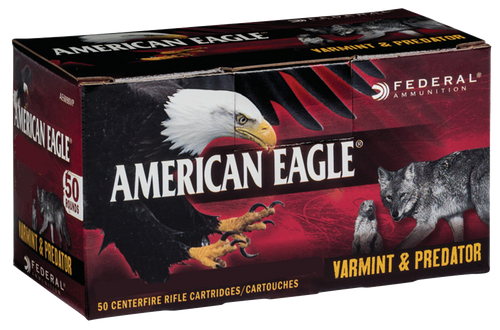 Federal AE65GDL90VP American Eagle Varmint & Predator 6.5 Grendel 90 GR Jacketed Hollow Point (JHP) 50 Bx/ 5 Cs