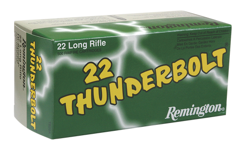 Remington Ammunition TB22B Thunderbolt 22 LR Round Nose 40 GR 500 RD BOXES- 6,500 RDS FREE SHIPPING