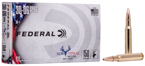 Federal 3006DT150 Non-Typical  30-06 Springfield 150 GR Non-Typical Soft Point (SP) 20 Bx/ 10 Cs