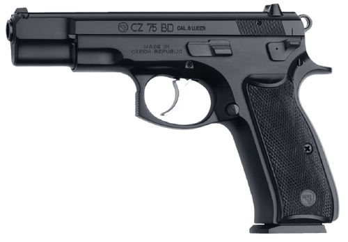   CZ-USA 91130 CZ 75 BD 9mm Luger 4.60" 16+1 Black Black Steel Slide Black Polymer Grip