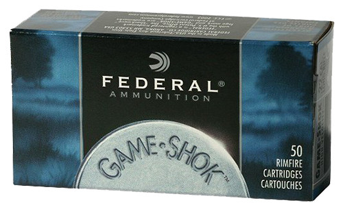 Federal 724 Game-Shok 22 Long Rifle 31 GR Copper-Plated Hollow Point 7,000 rounds ( 140 boxes of 50 round boxes) FREE SHIPPING