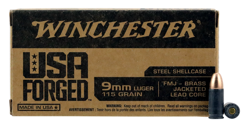 Winchester WIN9SV 9mm Luger Handgun Ammo 115gr 50 Rounds 020892224148