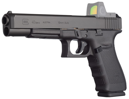 Glock PG4030103MOS G40 Gen 4 MOS Double 10mm 6.02 15+1 Black Interchangeable Backstrap Grip Black*