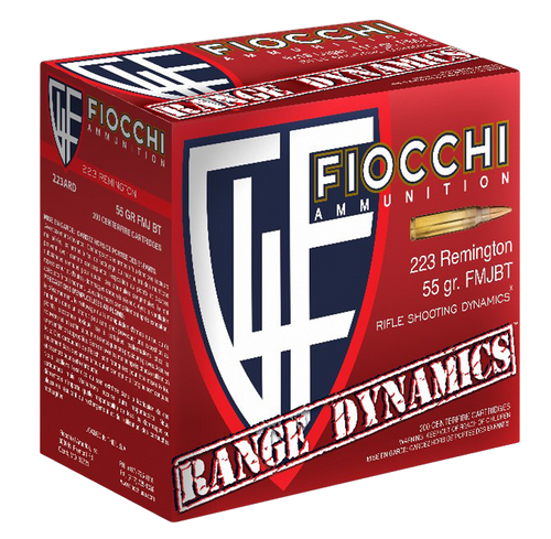 Fiocchi 223ARD10 223 Rem Rifle Ammo 55gr 100 Rounds 762344864112