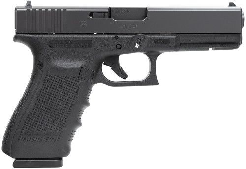Glock PG2050203 G20 Gen 4 Double 10mm 4.6 15+1 Black Interchangeable Backstrap  Grip Black*
