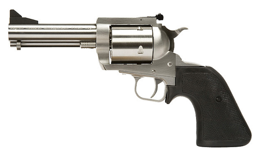 Magnum Research BFR500JRH5 BFR Short Cylinder SS Revolver 500 JRH 5.50 5 Round Black Rubber Grip Brushed Stainless Steel