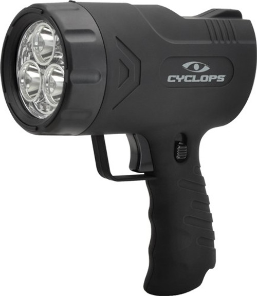 CYCLOPS SPOTLIGHT RECHARGEABLE HANDHELD SIRUS 500 LUM LED BLK