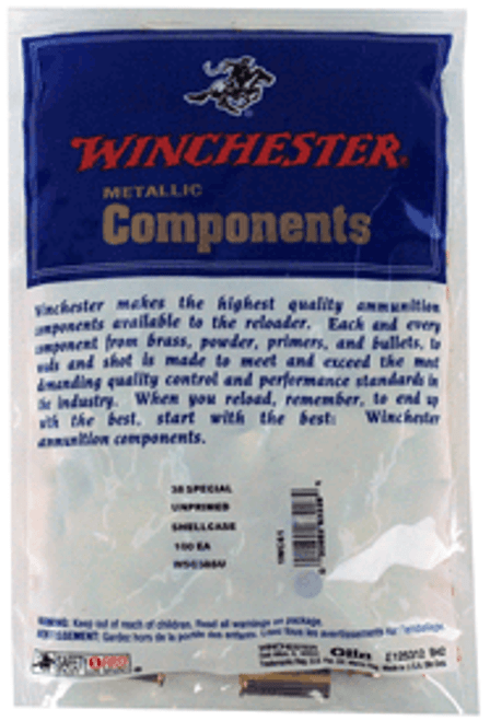 WIN UNPRIMED CASES .38 SPECIAL 100-PACK