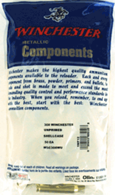 WIN UNPRIMED CASES .308 WIN. 50-PACK