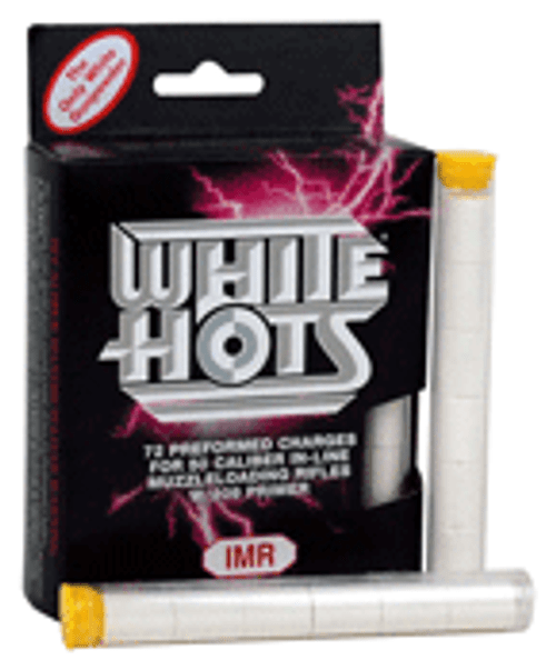IMR POWDER WHITE HOT .50CAL CHARGES 72 PACK