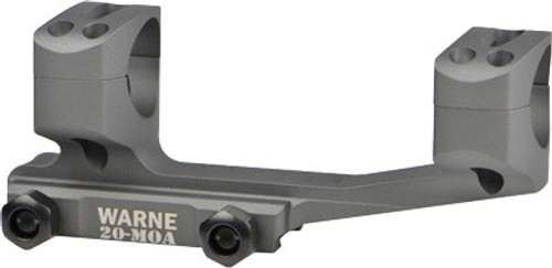 WARNE X-SKEL MOUNT 34MM 20MOA PICATINNY TACTICAL GRAY