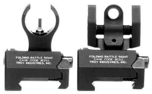 TROY BATTLESIGHT SET MICRO HK STYLE FOLDING BLACK