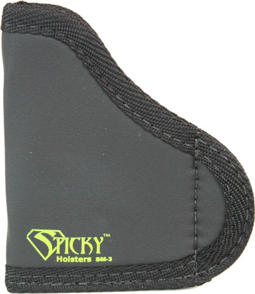STICKY HOLSTERS SMALL HANDGUNS W/LASER UP TO 2.75 BARREL BLK
