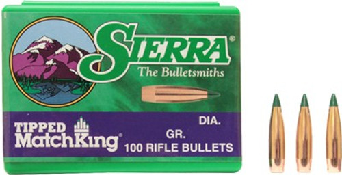 SIERRA BULLETS .30 CAL .308 168GR HP-BT MATCH TMK 100CT