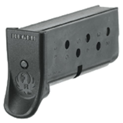 RUGER MAGAZINE LCP .380ACP 6-ROUNDS W/FINGER EXT. STEEL