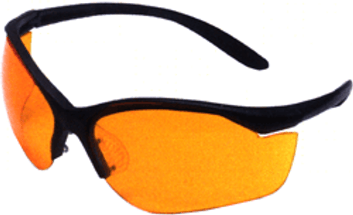 HOWARD LEIGHT VAPOR II GLASSES BLACK FRAME/ORANGE LENS