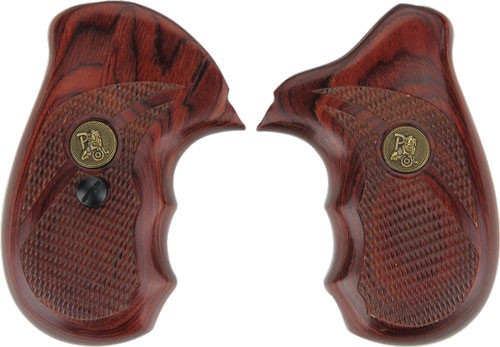 PACHMAYR LAMINATED WOOD GRIPS TAURUS 85 ROSEWOOD CHECKERED