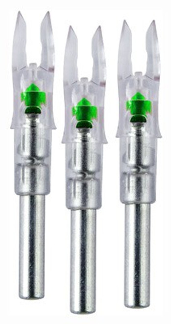 NOCKTURNAL LIGHTED NOCK GT-SERIES GREEN 3/PACK