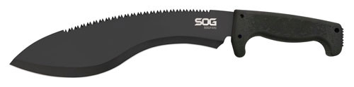 SOG MACHETE SOGFARI KUKRI BLACK W/SHEATH