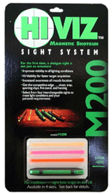 HIVIZ M200 SHOTGUN FRONT SIGHT MAGNETIC FOR .171-.265 RIBS