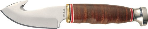 KA-BAR GAME HOOK 3.25 W/LEATHER SHEATH