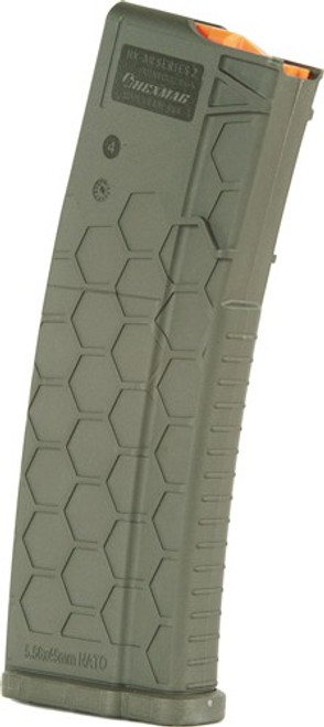 HEXMAG MAGAZINE AR-15 5.56X45 30RD OD GREEN POLYMER SERIES 2