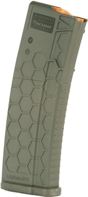 HEXMAG MAGAZINE AR-15 5.56X45 15RD OD GREEN POLYMER SERIES 2