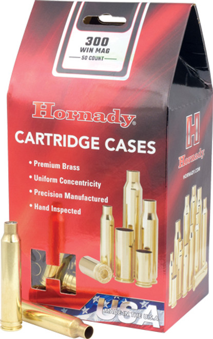 HORNADY UNPRIMED CASES 300 WIN MAG 50 PACK 5PK/CS