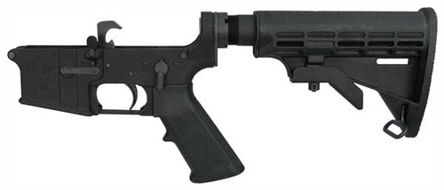 YHM ASSEMBLED LOWER RECEIVER FOR AR-15 W/COLLAPSIBLE STOCK 8909