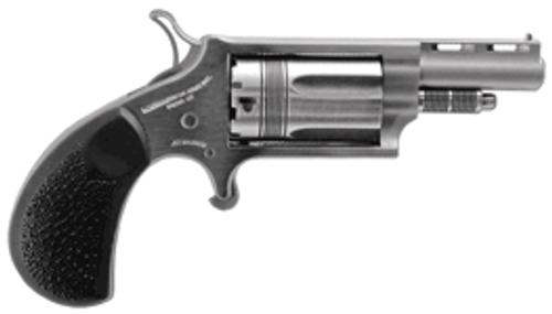 NA MINI-REVOLVER WASP .22WMR 1-5/8 S/S MATTE BLACK RUBBER