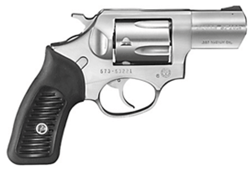 RUGER SP101 .357MAG 2.25 FS STAINLESS STEEL RUBBER *