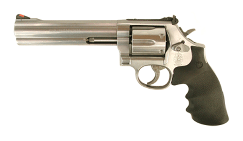 S&W 686 .357 6 AS 6-SHOT STAINLESS STEEL RUBBER