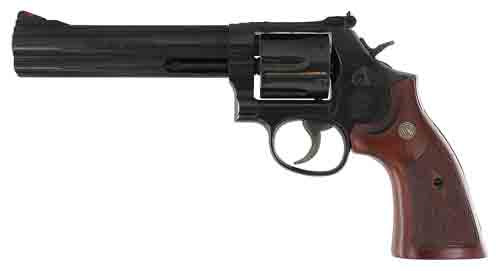 S&W 586 CLASSIC .357 6 AS 6-SHOT BLUED WOOD