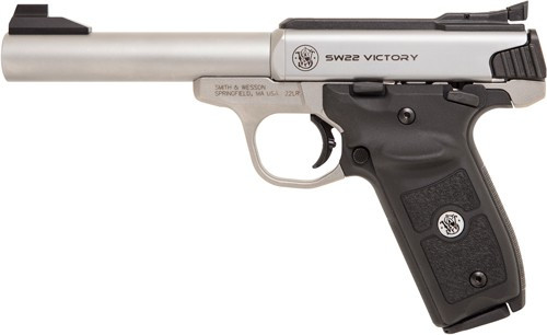 S&W SW22 VICTORY TARGET 5.5 ADJ. 10-SHOT STAINLESS POLYMER