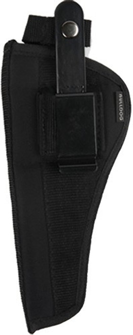 BULLDOG EXTREME SIDE HOLSTER BLK W/MAG POUCH REV 2-2.5 BBL