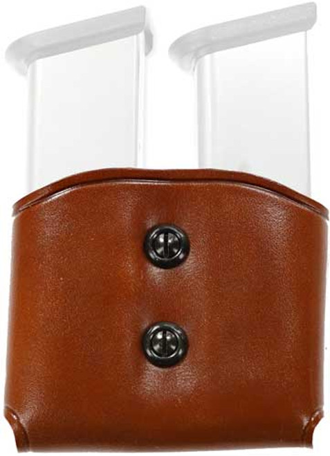 GALCO DOUBLE MAG CARRIER TAN 45/10 SINGLE COLUMN MAGS