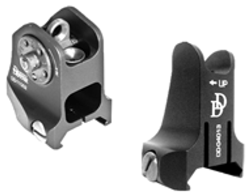 DANIEL DEF. RAIL MOUNT FIXED FRONT/REAR SIGHT COMBO