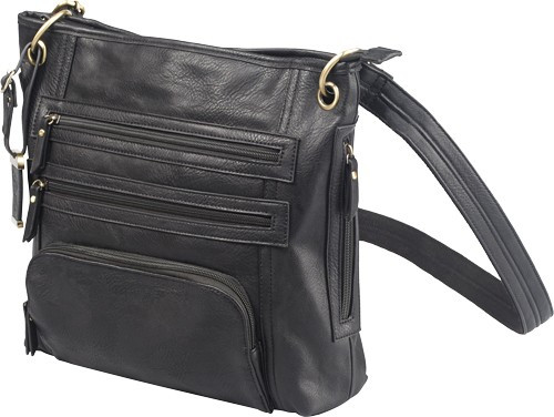 BULLDOG CONCEALED CARRY PURSE LARGE CROSS BODY BLACK