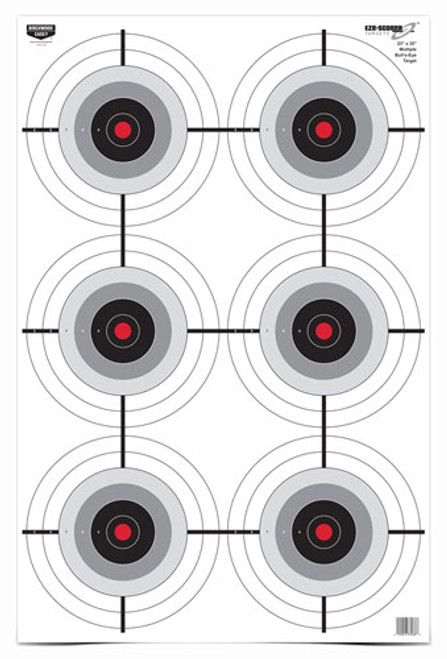 B/C TARGET EZE-SCORER 23X35 MULTIPLE BULL'S-EYE 5 TARGETS