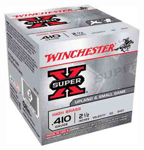 WIN AMMO SUPER-X .410 2.5 1245FPS. 1/2OZ. #7.5 25-PACK