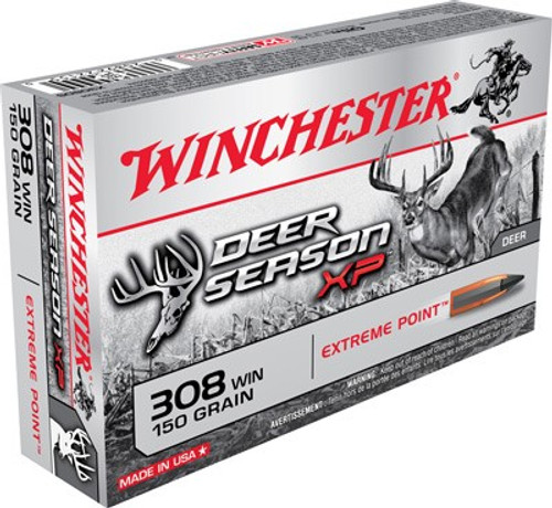 WIN AMMO DEER XP .308WIN 150GR. EXTREME POINT 20 PACK