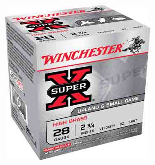 WIN AMMO SUPER-X 28GA. 2.75 1205FPS. 1OZ. #8 25-PACK