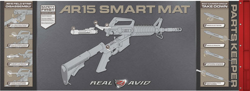 REAL AVID SMART MAT AR15 W/ PARTS KEEPER 43X16 NEOPRENE
