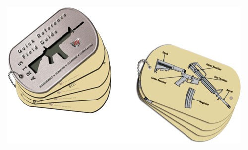 REAL AVID AR-15 FIELD GUIDE AR-15 MAINTENANCE CARDS