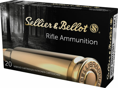 Sellier & Bellot 303 British Ammo 180gr FULL METAL JACKETED Ammunition - 20 Rounds